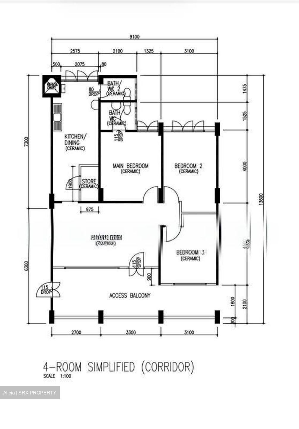 Blk 756 Yishun Street 72 (Yishun), HDB 4 Rooms #584264891